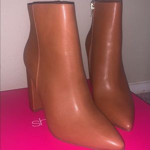 Brown booties